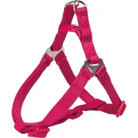 Trixie Premium Halsband met één kliksluiting, fuchsia, maat: XS-S