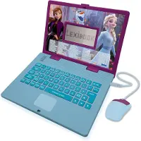 Lexibook Tweetalige educatieve laptop Frozen - 124 activiteiten in het Engels / Pools