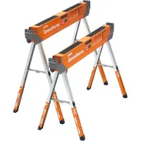 Bora Speedhorse XT werkbankpaar 760 - 910 mm in hoogte verstelbaar ( PM-4550T ) 1600 kg totaal draagvermogen