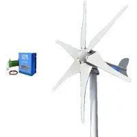 OEM Windturbine, efficiënte energieopwekking, duurzame constructie, met hybride besturing, 4000W, 24V