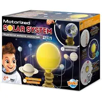 Buki Educatief speelgoed - FRANKRIJK - Gemotoriseerd Zonnestelsel - 8 planeten - Verlichting van de Zon - Mogelijke eclipsen