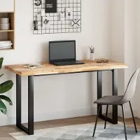 Prolenta Maison Exclusive - Bureaublad, onbehandeld, 120x60x4 cm, massief acaciahout