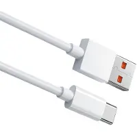 INF 2-Pack 120W USB Type-C Snel Oplaadkabel Compatibel met Xiaomi, 6A High Power Datakabel 2 m