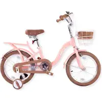Buxibo - Kinderfiets voor Meisjes - Ibiza - 16 Inch - Roze
