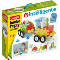 Quercetti Bouwpakket Voertuig Jumbo Peggy Junior 62-delig