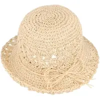Maximo - Girl's Hut Gekäkelt - Hoed 51 cm, beige