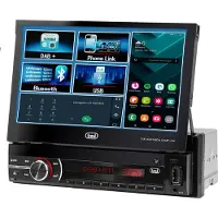 Trevi MDV 6380 DAB, zwart, 1 DIN, 200 W, 4 kanalen, 50 W per kanaal, 8 ohm