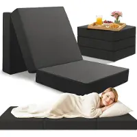 Blumtal Opvouwbaar Matras - 3-Delig vouwmatras - Draagbaar matras - Logeermatras - 15 cm dik - 200 x 90 cm