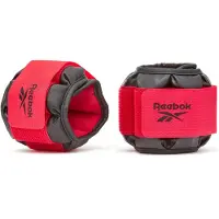 Reebok enkel- en polsgewichtjes 0,5 kg zwart/rood Unisex