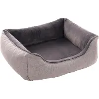 Flamingo Esmo - Mand Honden - Mand Esmo Rechthoekig+rits Grijs 80x67x22cm - 1st - 137881 - 1st