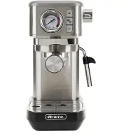 Ariete 1381/10 Moderna - Espressomachine/Pistonmachine - 15 bar - inhoud 1.1 liter - Manometer - Zilver