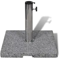 Helloshop26 Parasolvoet 20 kg 3 adapters inbegrepen 30 / 35 / 38 mm grijs 2202027