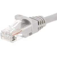 NETRACK BZPAT56, 5 meter, Cat6, U/UTP (UTP), RJ-45, RJ-45, grijs
