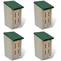 vidaXL Vlinderkast 14 x 15 x 22 cm (set van 4)