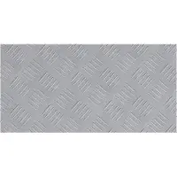 vidaXL Trapmatten 4 st 50 x 25 cm Zilver Aluminium Rechthoekig
