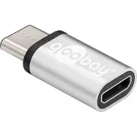 Goobay USB C naar Micro USB adapter | | USB 2.0 (Zilver)