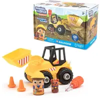 Learning Resources bulldozer educatief speelgoed Design & Drill Bolt Buddies. - 3+