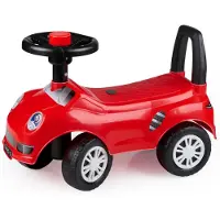 Let's Play Eddy Toys Loopauto - Ride-On Auto voor Peuters - Loopwagen met Claxon