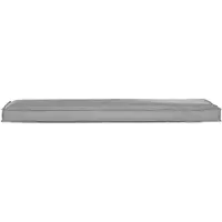 vidaXL Kussen Grijs 140 x 40 x 8 cm Oxford Stof