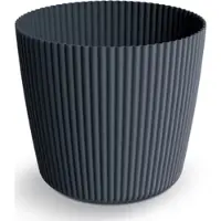 Prosperplast Milly - Bloempot - hittebestendig en UV-bestendig - Antraciet Round ⌀ 109mm