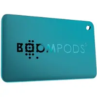 Boompods , Oplaadbare Bluetooth-tracker met Qi-oplaadfunctie in creditcardformaat voor in uw portemonnee, Blauw