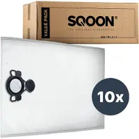 SQOON Stofzuigerzakken PRO Geschikt voor Nilfisk Attix 33 / 44, VHS 40 / 42 & Makita VC4210 - 10 Stuks