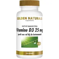 Golden naturals Vitamine D3 25mcg Capsules