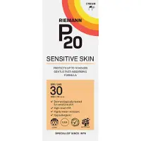 P20 Sensitive Skin zonnebrand crème - SPF30 - 100 ml