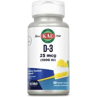 Kal Vit D-3 25mcg Smelttabletten