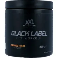XXL Nutrition Black Label Pre Workout Orange fruit 390 gram