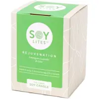Soylites Soycandle Rejuvenation - Lemongrass, Lavender & Lime