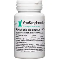 VeraSupplements R+ Alfa-Liponzuur Capsules