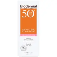 Biodermal Gevoelige Huid zonnecrème gezicht SPF50+ - 50 ml Zonnebrand
