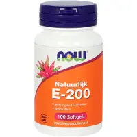 Now Vitamine E-200 natuurlijke gemengde tocoferolen 100 softgels