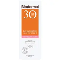 Biodermal Gevoelige Huid zonnecrème gezicht SPF30 - 50 ml Zonnebrand