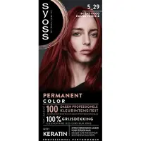 Syoss Permanent Coloration 5-29 - Haarverf - Permanente Haarkleuring - Intens Rood – Grijsdekking – Vermindert Haarbreuk - 1 Stuk