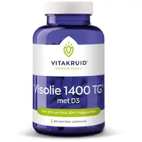 Vitakruid Visolie 1400 TG Triglyceriden D3 Softgel Capsules