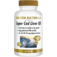 Golden naturals Super cod liver oil (180 capsules)