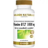 Golden naturals Vitamine B12 1000mcg Zuigtabletten