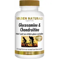 Golden naturals Glucosamine & chondroitine (240 tabletten)