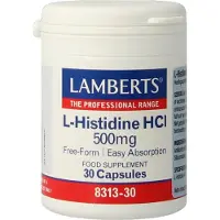 Lamberts L-Histidine HCI 500mg Capsules