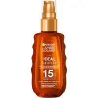 Garnier Ambre Solaire Ideal Bronze Zonneolie SPF15 - Optimale Bruining & Gemiddelde UV-bescherming - 150 ML