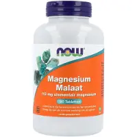 Now Magnesium malaat 115mg (180 tabletten)