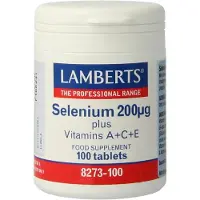 Lamberts Selenium 200mcg met vitamine A C E (100 tabletten)