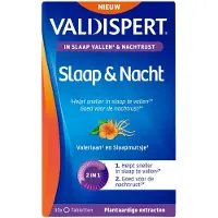 Valdispert Slaap & Nacht - Valeriaanwortel helpt om sneller in slaap te vallen* en Slaapmutsje helpt om lekker te slapen* - 30 tabletten