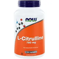 Now L-Citrulline 750 mg (180 vegicaps)