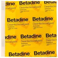 Betadine Zalfgazen 10x10cm 10st.