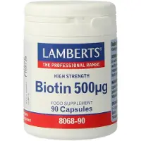 Lamberts Biotine 500mcg (Vitamine B8) (90 capsules)