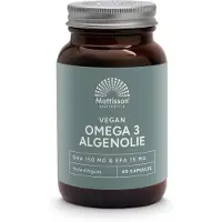 Mattisson Vegan omega 3 algenolie DHA 150mg EPA 75mg (60 capsules)