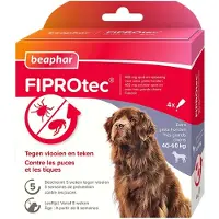 Beaphar Fiprotec Anti Teken- & Vlooiendruppels Hond 40 - 60 kg 4 stuks